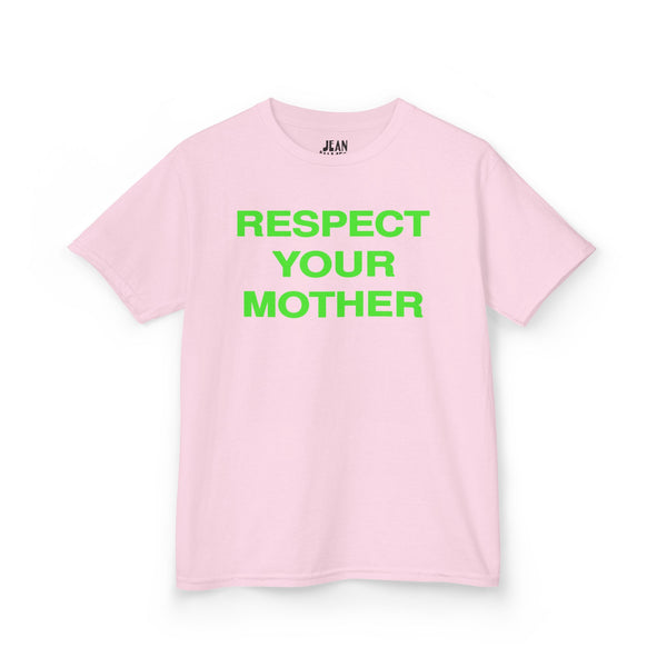 Respect Your Mother Tee Green Print
