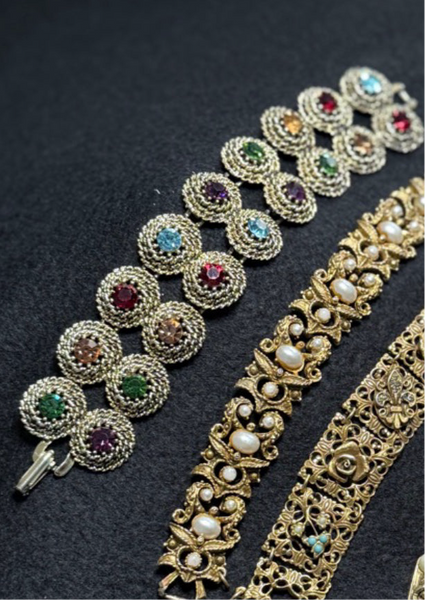 Vintage signed Judy Lee bracelet