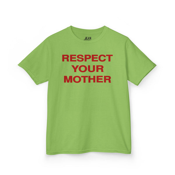 Respect Your Mother Tee Red Print