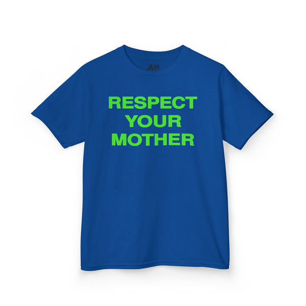 Respect Your Mother Tee Green Print