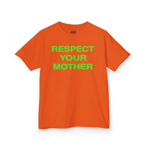 Respect Your Mother Tee Green Print
