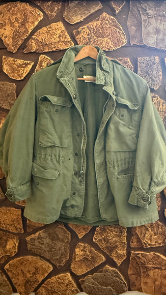 Vintage 1964 U.S. Army M-51 Field Jacket – Short Medium – Original Conmar Aluminum Zipper