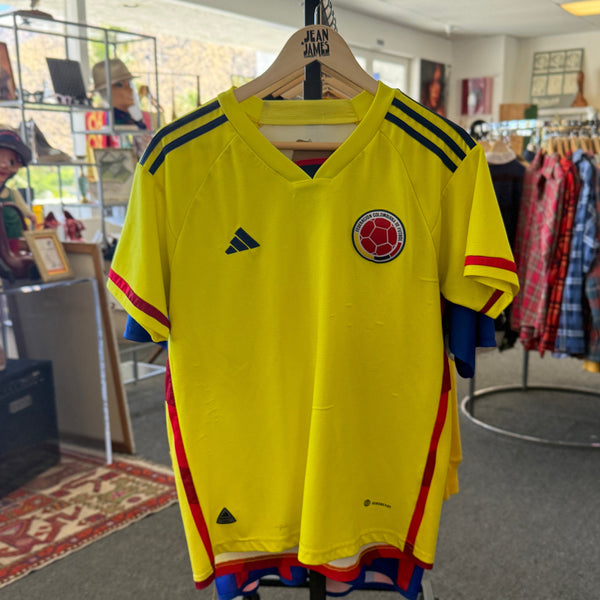 Official Adidas Colombia National Team 2022 Home Jersey Yellow – Mens M