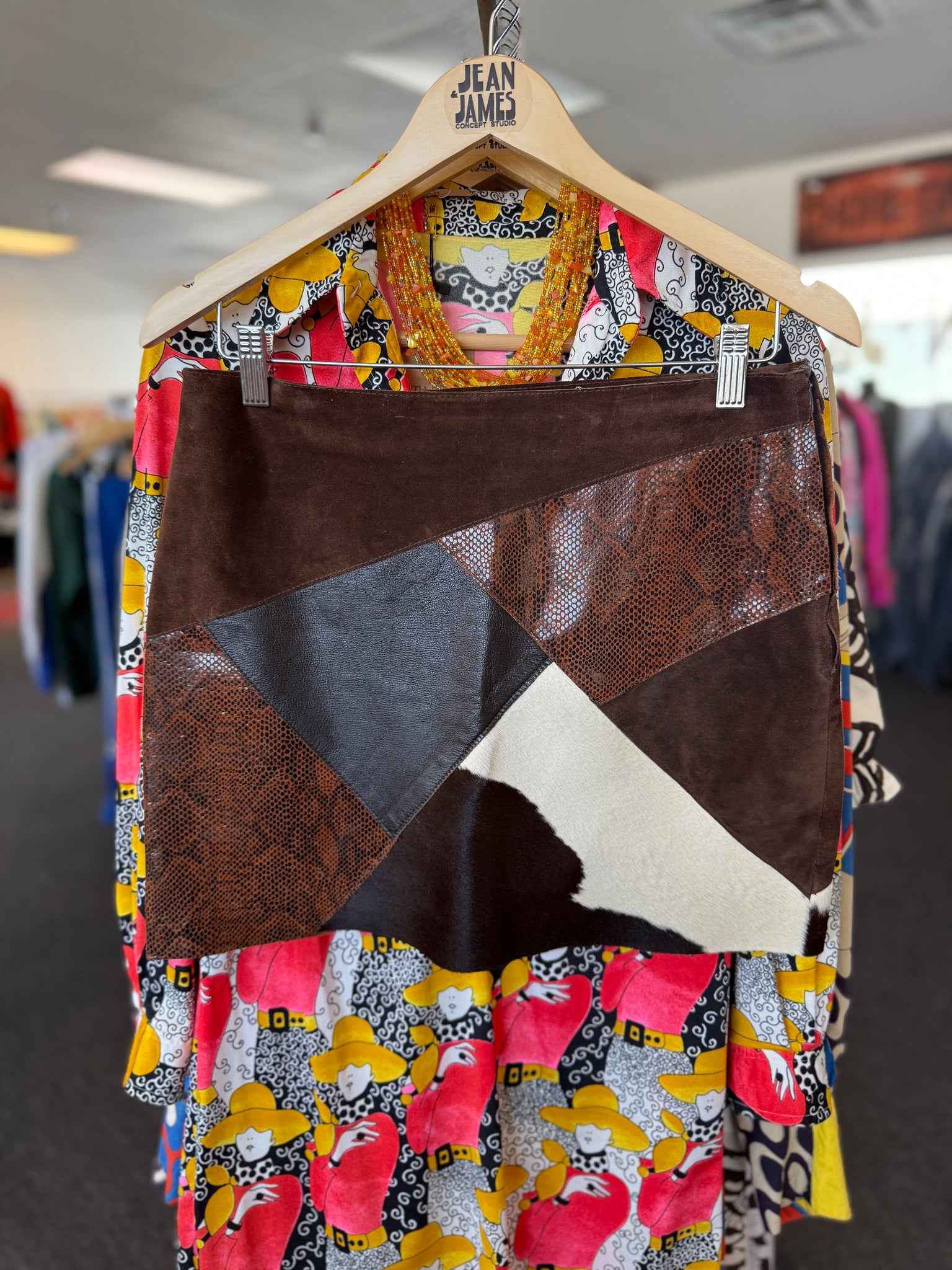 leather skirt l'altra moda