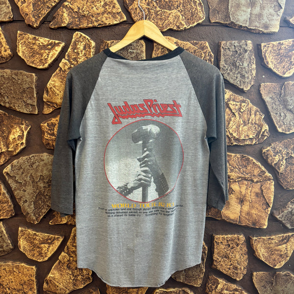 Vintage 1982 Judas Priest "Screaming for Vengeance" Tour Raglan – Double Sided