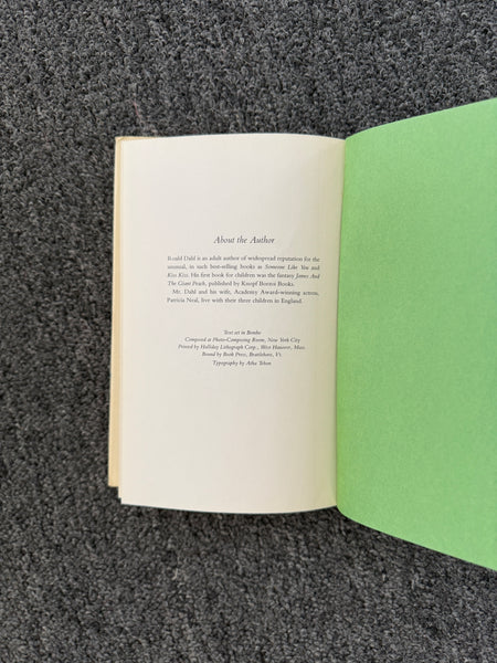 Charlie and the Chocolate Factory book 1964 !st Edition