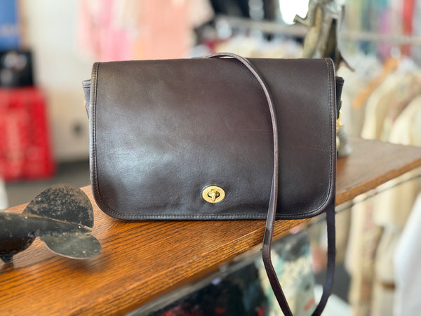 Vintage Coach Convertible Clutch 9635 Burgandy