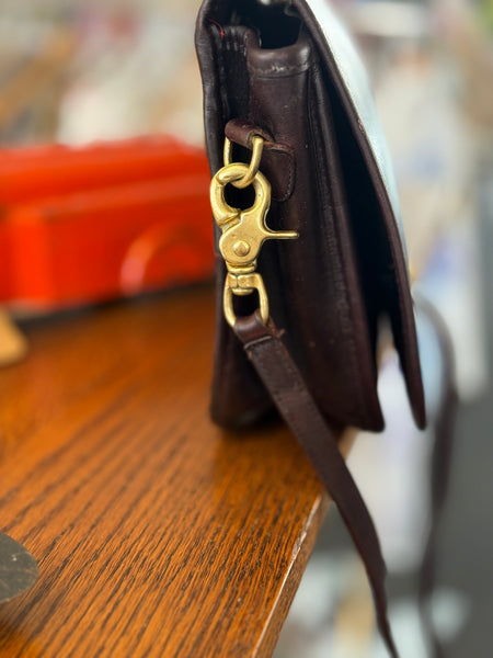 Vintage Coach Convertible Clutch 9635 Burgandy