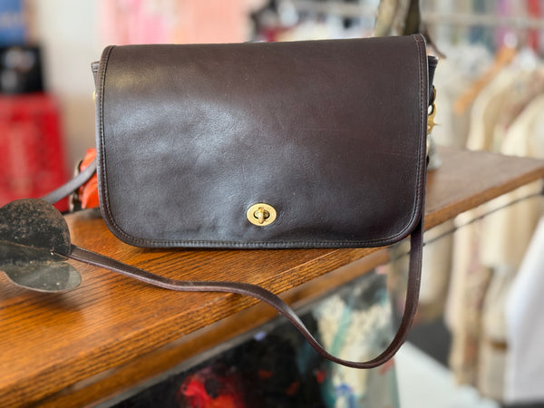 Vintage Coach Convertible Clutch 9635 Burgandy