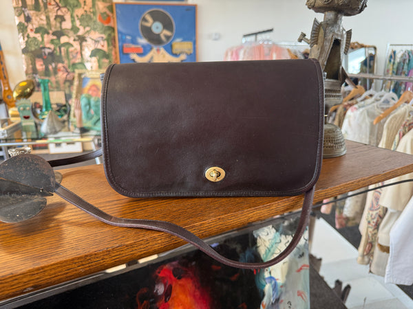 Vintage Coach Convertible Clutch 9635 Burgandy