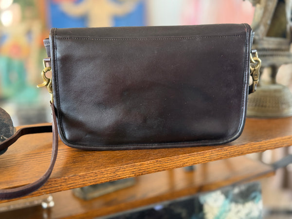 Vintage Coach Convertible Clutch 9635 Burgandy