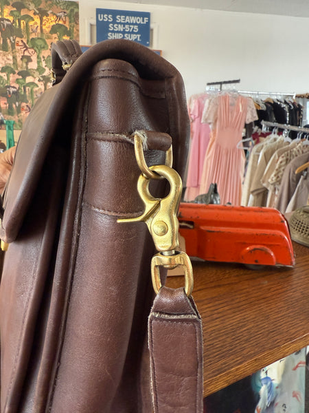 Coach Vintage 9790 Morgan Briefcase Mahogany Brown