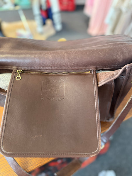 Coach Vintage 9790 Morgan Briefcase Mahogany Brown