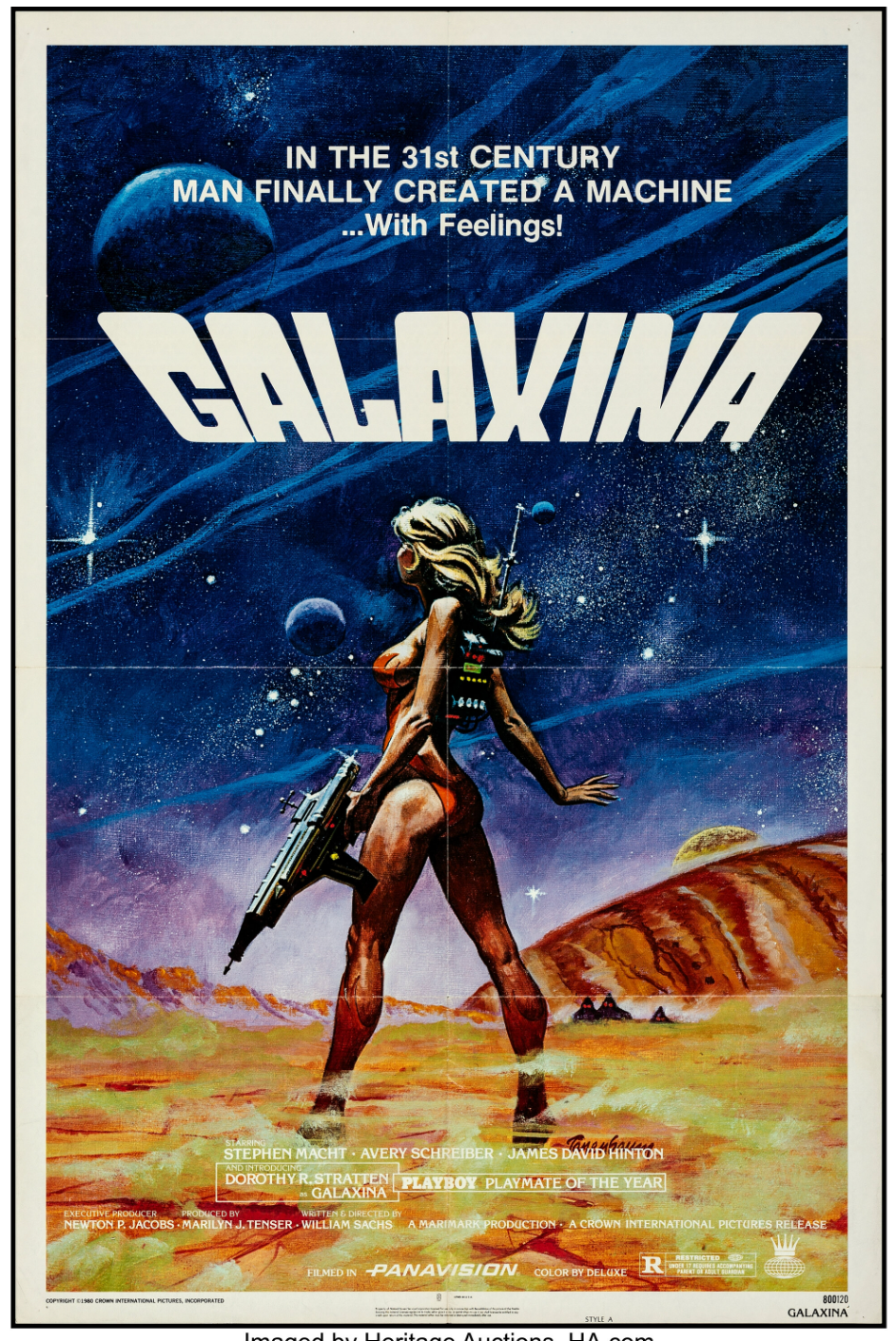Original Galaxina, 1980 Movie Poster