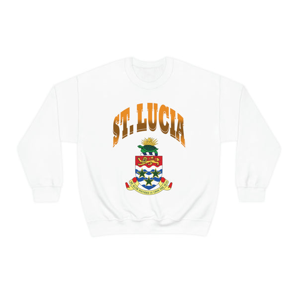 St Lucia Sweatshirt, St Lucia Crewneck, Saint Lucia Shirt, Caribbean Beach Pullover, Spring Break Beach Sweatshirt, Beach Cover Up