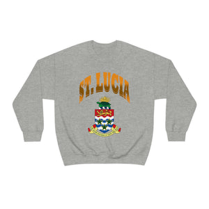 St Lucia Sweatshirt, St Lucia Crewneck, Saint Lucia Shirt, Caribbean Beach Pullover, Spring Break Beach Sweatshirt, Beach Cover Up