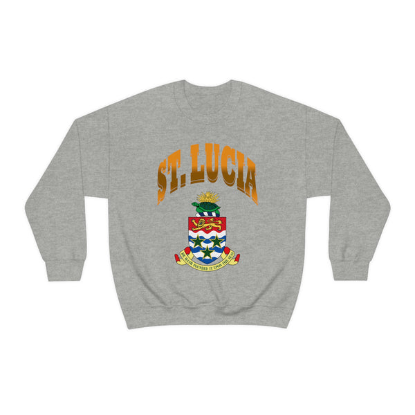 St Lucia Sweatshirt, St Lucia Crewneck, Saint Lucia Shirt, Caribbean Beach Pullover, Spring Break Beach Sweatshirt, Beach Cover Up