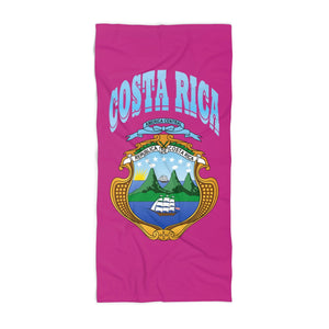 Costa Rica Beach Towel, Personalized Beach Towels, Pool Towels, Adult Beach Towels, Monogrammed Pool Towels, Pattern Pool Towels