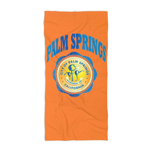 Palm Springs Beach Towel, Personalized Beach Towels, Pool Towels, Adult Beach Towels, Monogrammed Pool Towels, Pattern Pool Towels