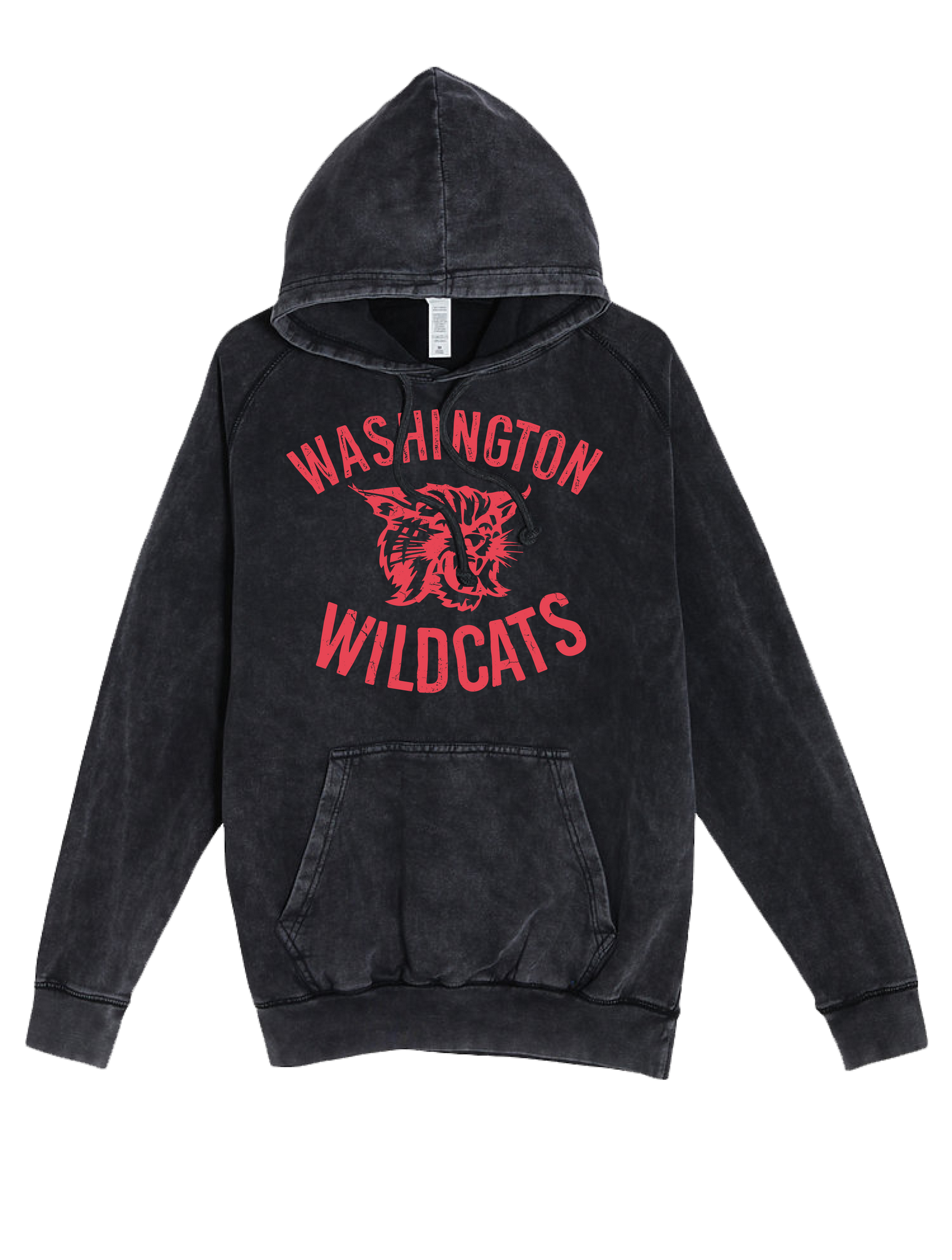 Vintage Black Washington Wildcat Hoodie