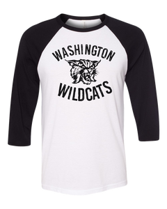 Adult Wildcats logo Baseball Tee