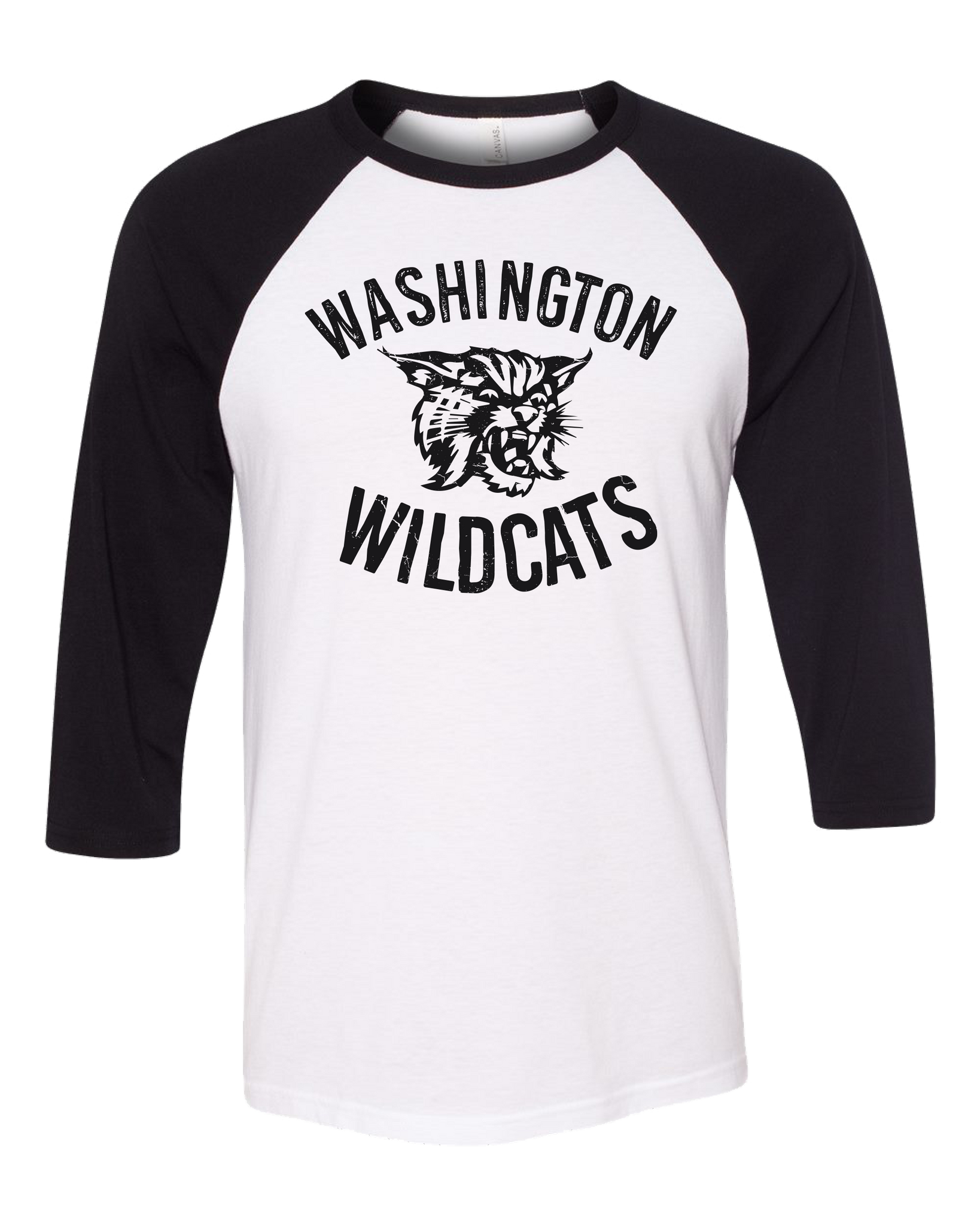 Youth Wildcats logo Baseball Tee