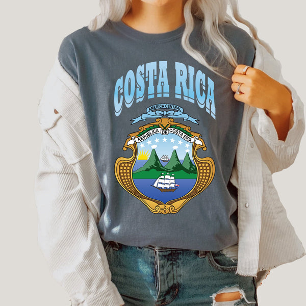 Costa Rica t-shirt, Costa Rica Crewneck, Costa Rico Shirt, Caribbean Beach Pullover, Spring Break Beach t-shirt, Beach Cover Up