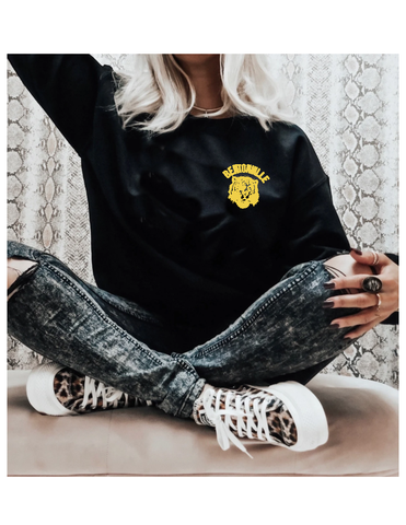 Black Tiger Crewneck Sweatshirt
