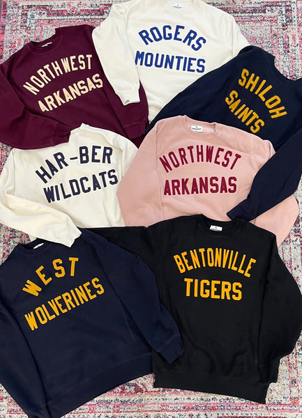 Bentonville Tigers Vintage Crew