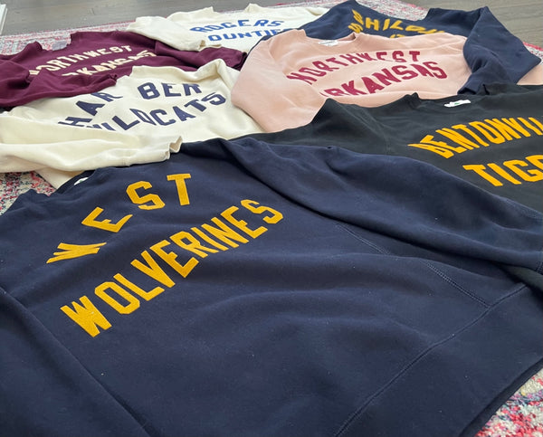 Bentonville Tigers Vintage Crew