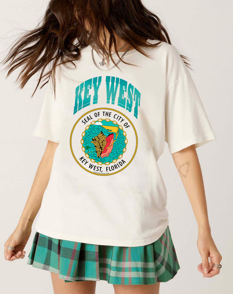 Key West t-shirt, Key West Crewneck, Key West Shirt, Caribbean Beach Pullover, Spring Break Beach t-shirt, Beach Cover Up