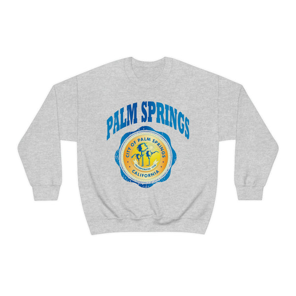 Palm Springs Sweatshirt, Palm Springs Crewneck, Palm Springs Shirt, Caribbean Beach Pullover, Spring Break Beach Sweatshirt, Beach Cover Up