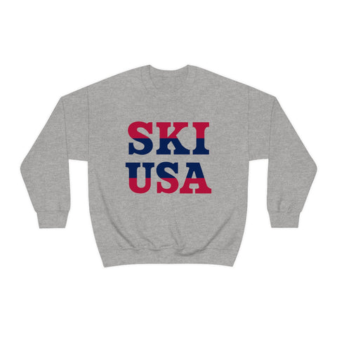 Ski USA Sweatshirt, Ski Sweatshirt, Après Ski Sweatshirt, Girls Weekend Sweatshirt, Ski Sweater, Ski Trip, Ski USA sweatshirt