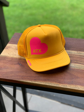 Yellow 💗ATX Trucker Hat