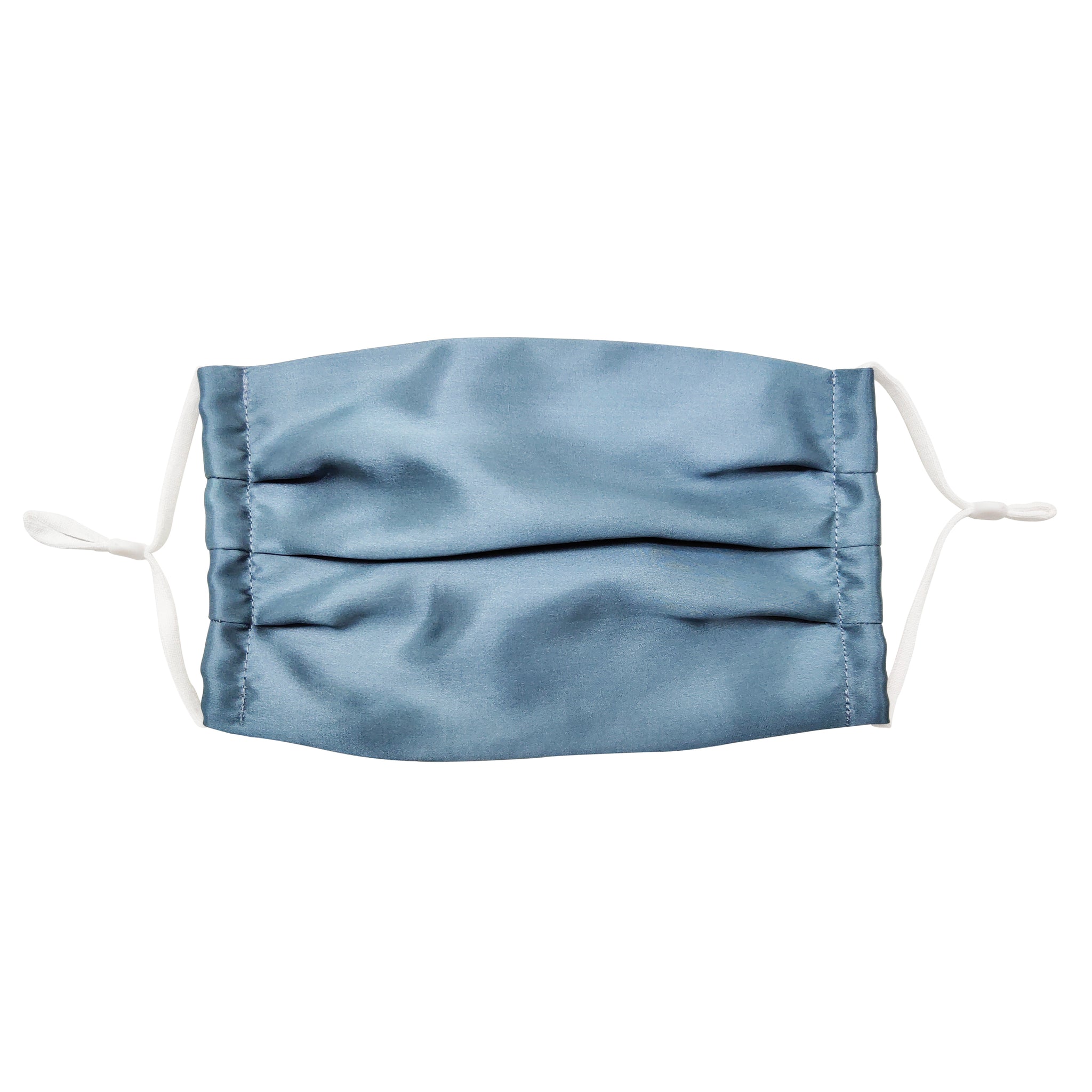 lake blue silk mask