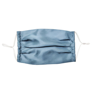 lake blue silk mask