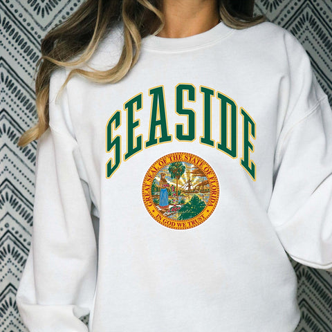 Seaside Sweatshirt, Seaside Sweatshirt, Seaside Sweatshirt Women, Florida seal Sweatshirt, Seaside Sweater Men, Beach Sweatshirt